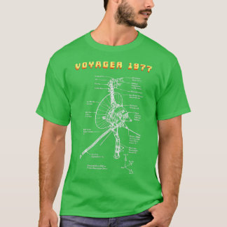 T-shirt Mission de sonde spatiale Voyager 1977