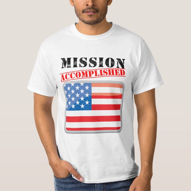 T-shirt Mission Etats-Unis accomplis (Devant)