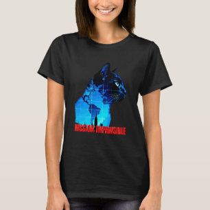 T-shirt Mission Impawsible. Citation drôle de chat pour l'