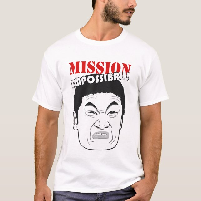 T-shirt Mission Impossibru ! (Devant)