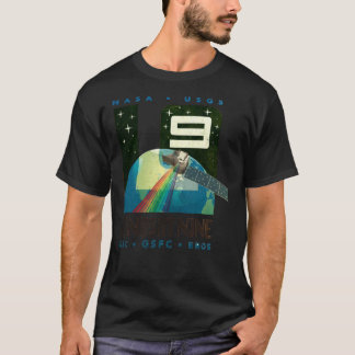 T-shirt Mission logo LANDSAT 9 - vintage look Essentiel T-