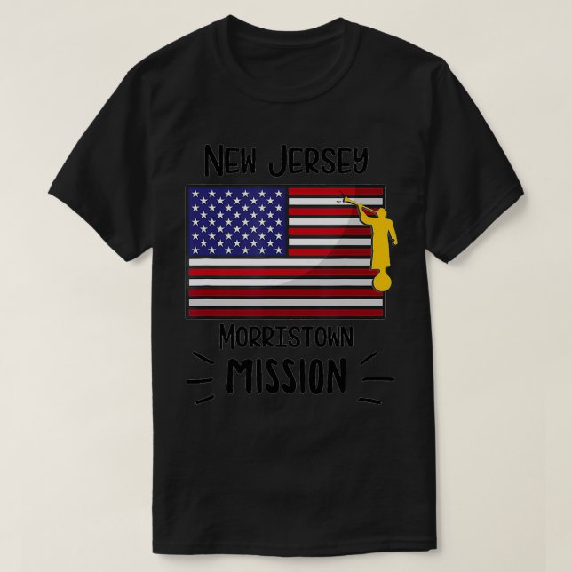 T-shirt Mission Missionaire de Mormon Mormon Mormon du New (Design devant)