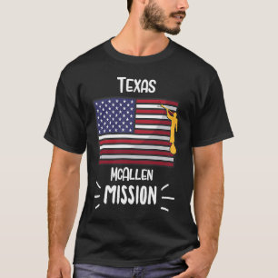T-shirt Mission Missionnaire du Texas McAllen Mormon LDS