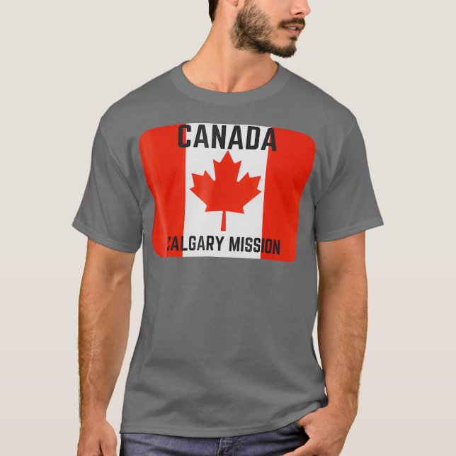 T-shirt Mission Mormon Canada Calgary LDS (Devant)