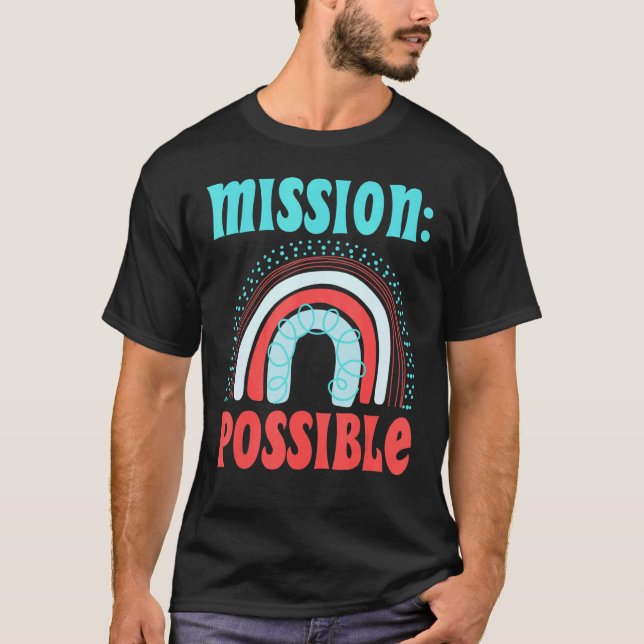 T-shirt Mission Motivation possible Inspiration école (Devant)