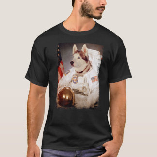 T-shirt Mission spatiale d'astronaute Husky sibérien Astro