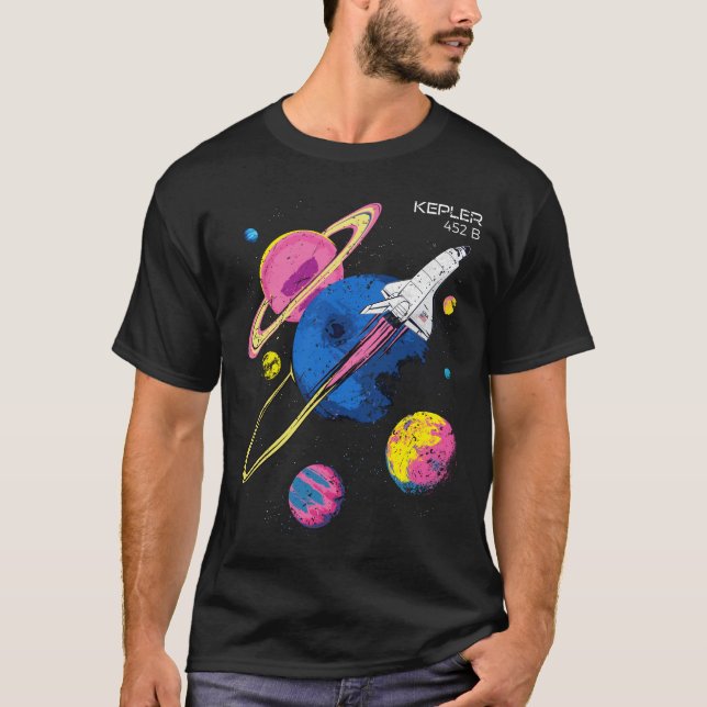 T-shirt Mission spatiale Kepler 452B (Devant)
