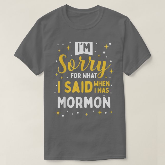 T-shirt Missionnaire Mormon LDS  (Design devant)