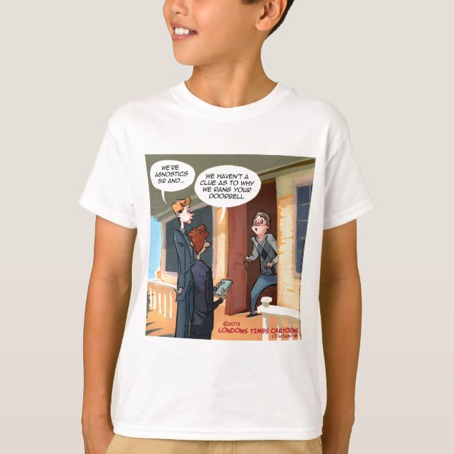 T-shirt Missionnaires agnostiques drôles (Devant)