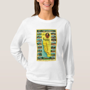 T-shirt Missions espagnoles de l'apparence de la