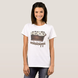 T-shirt Mississippi MS Chocolat Boue Pie Mudpie