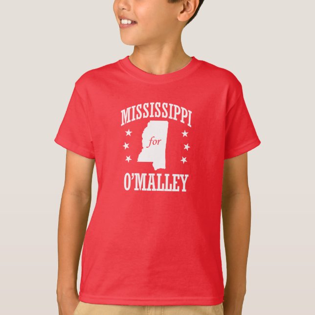 T-SHIRT MISSISSIPPI POUR O'MALLEY (Devant)