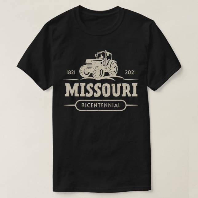 T-shirt Missouri Bicentenaire 200 ans Fermier (Design devant)