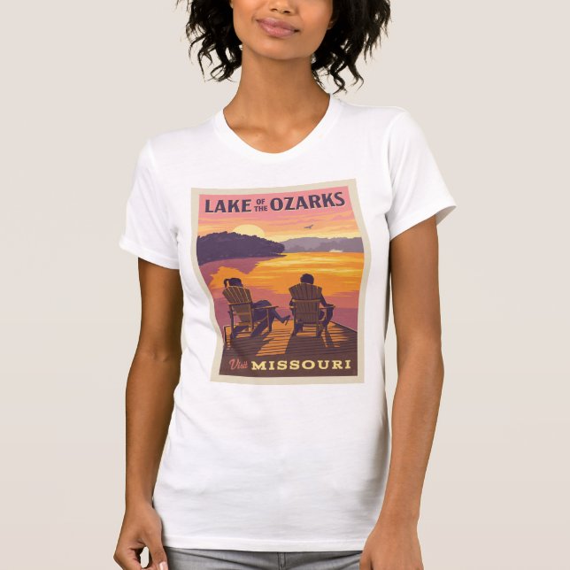 T-shirt Missouri | Lac des Ozarks (Devant)