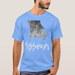 T-shirt Missouri MO carte Grunge Vintage Graphic Home État