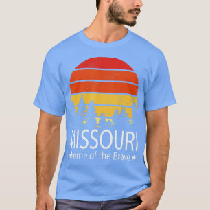 T-shirt Missouri State Home of the Brave Missouri Love