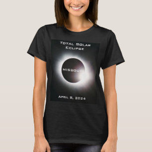 T-shirt Missouri Total éclipse solaire 8 avril 2024