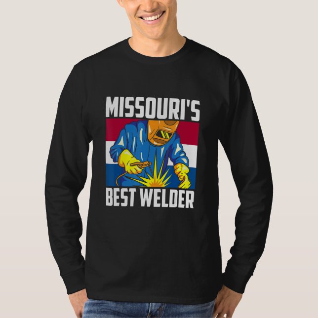 T-shirt Missouri's Best Welder Ironworker Ironsmith Missou (Devant)