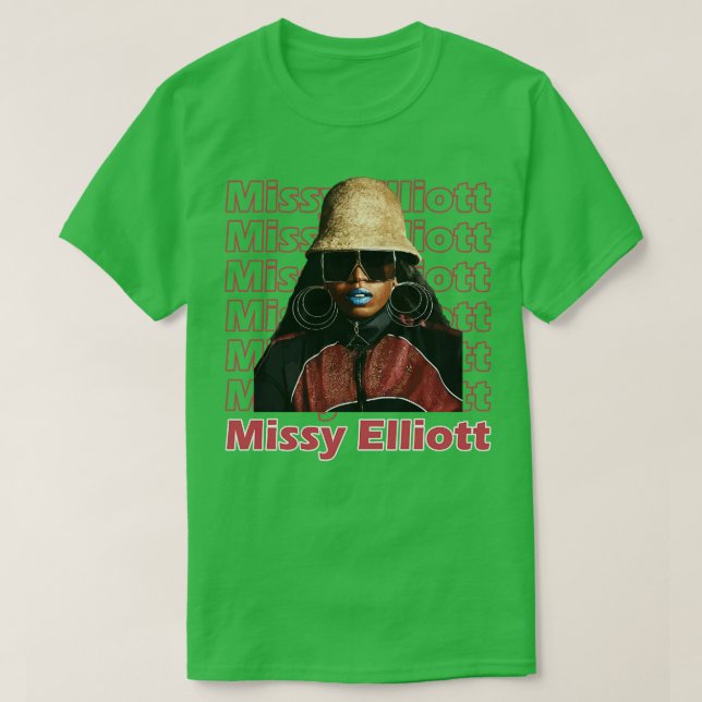 T-shirt Missy Elliot Red (Design devant)