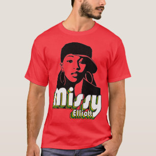 T-shirt Missy Elliott Vintage Fanart Color
