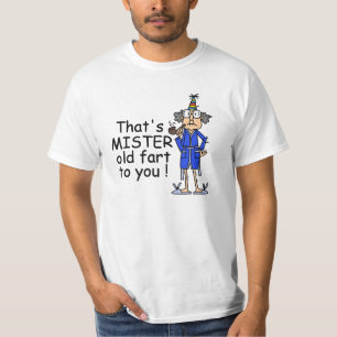 T-shirt Mister Old Fart Humour d'anniversaire