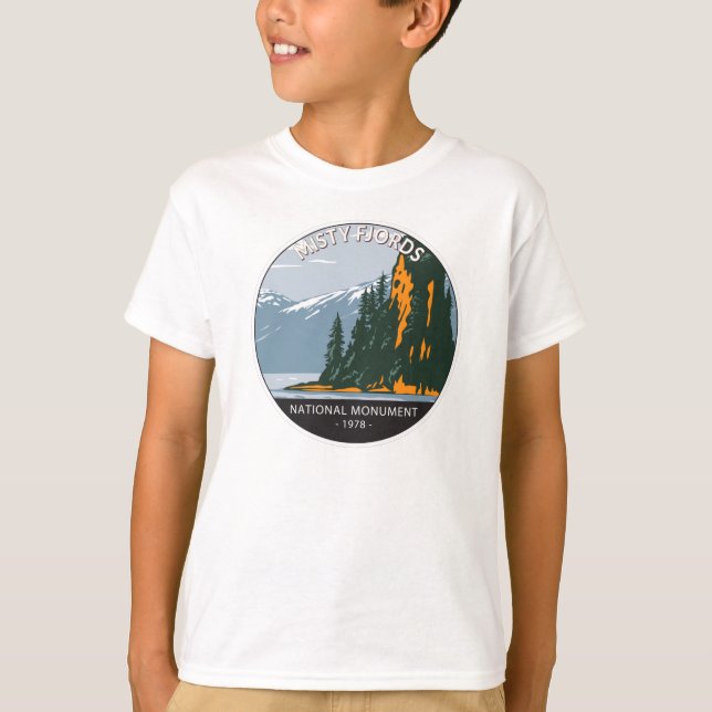T-shirt Misty Fjords National Monument New Eddystone  (Devant)