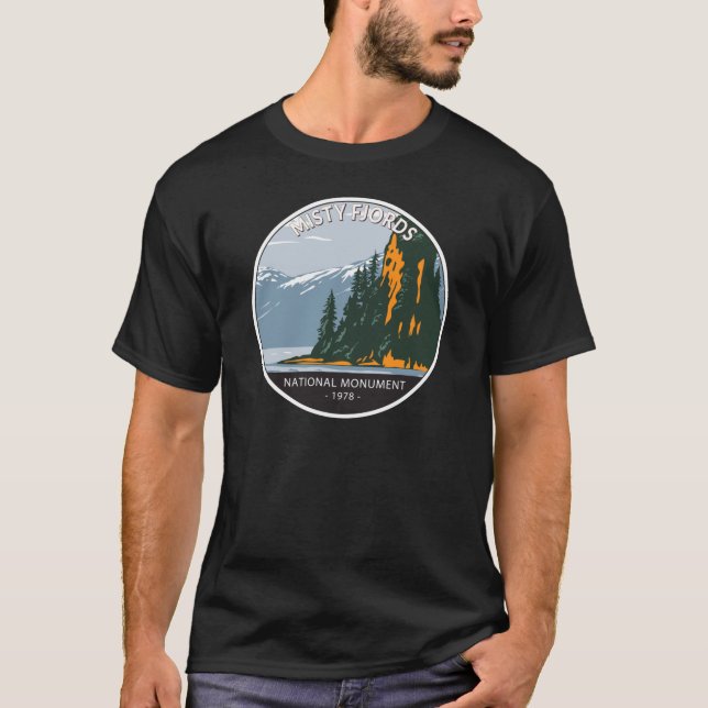 T-shirt Misty Fjords National Monument New Eddystone (Devant)