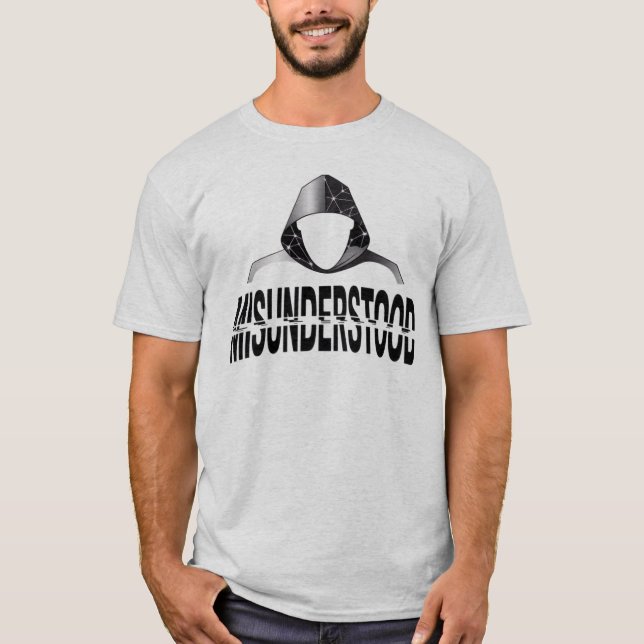 T-shirt Misunderstood Glitch Hoodie Phantom (Devant)