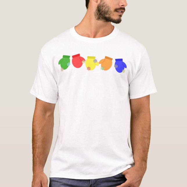 T-shirt Mitaines de KRW (Devant)