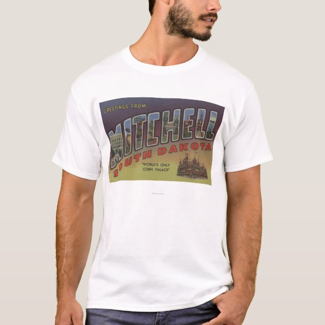 T-shirt Mitchell, le Dakota du Sud - grandes scènes de (Devant)