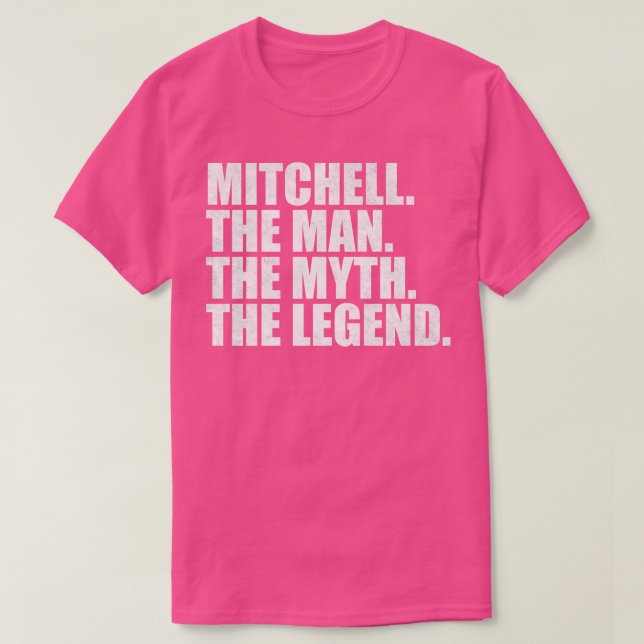 T-shirt Mitchell Nom Mitchell prénom (Design devant)