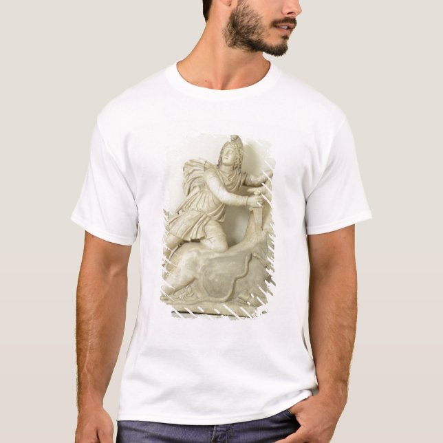 T-shirt Mithras Sacrificing the Bull, relief de marbre, ro (Devant)