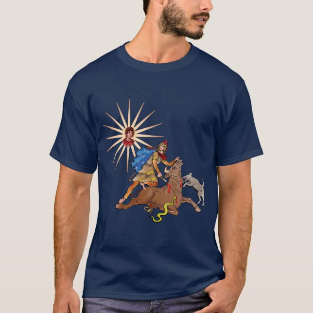 T-shirt Mithras sacrifie le taureau (Devant)