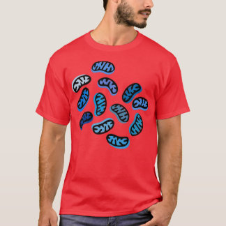 T-shirt Mitochondrie en bleu