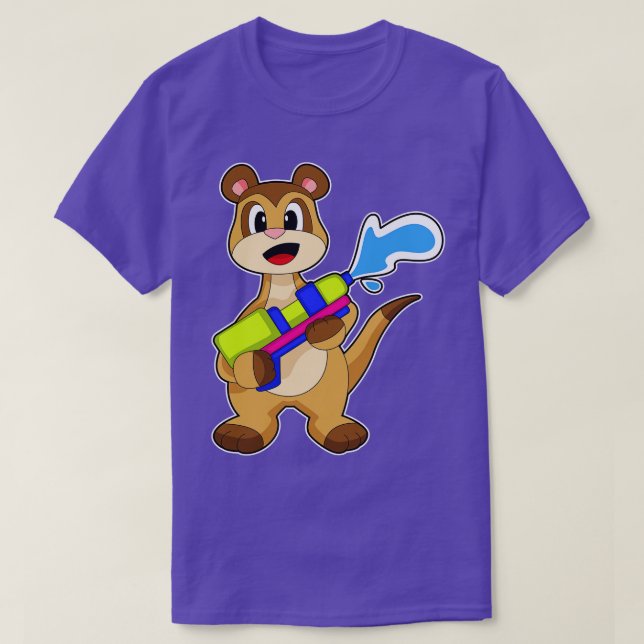 T-shirt Mitraillette Meerkat Water (Design devant)