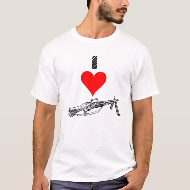 T-shirt Mitrailleuse M60 (Devant)