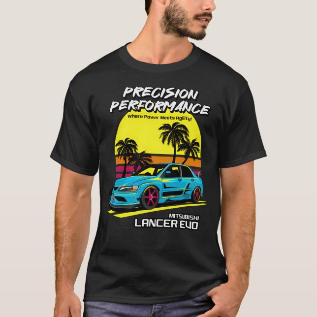 T-shirt Mitsubishi Lancer Evo (Devant)