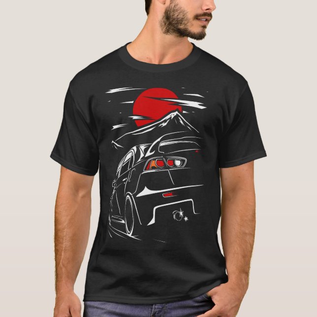 T-shirt Mitsubishi Lancer Evo X (Devant)