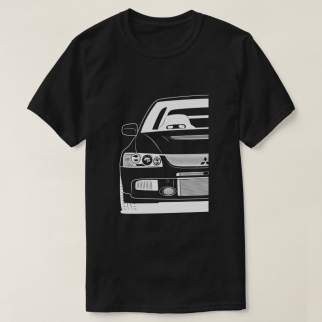 T-shirt Mitsubishi Lancer Evolution 9 Best Shirt Design Re (Design devant)