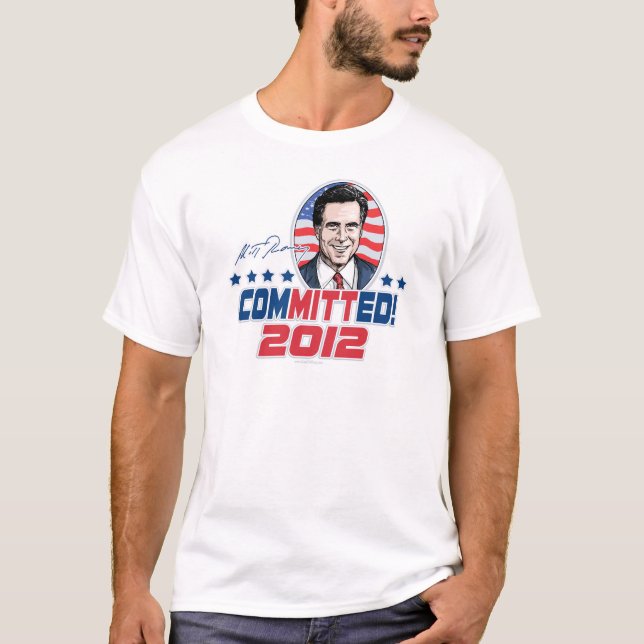 T-shirt Mitt Romney a engagé la vitesse 2012 (Devant)