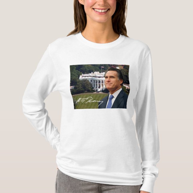 T-shirt Mitt Romney et la Maison Blanche (Devant)