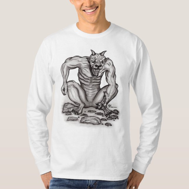 T-shirt Mix-créature - Troll, Golem et Diable (Devant)