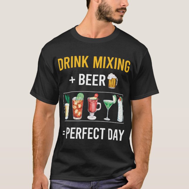 T-shirt Mixage Mixologue Mixologie Bartending (Devant)