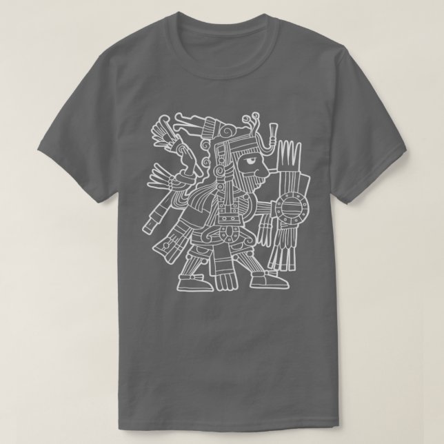 T-shirt Mixcoatl Aztec Dieu Serpent Cloud Maya Inca Toltec (Design devant)