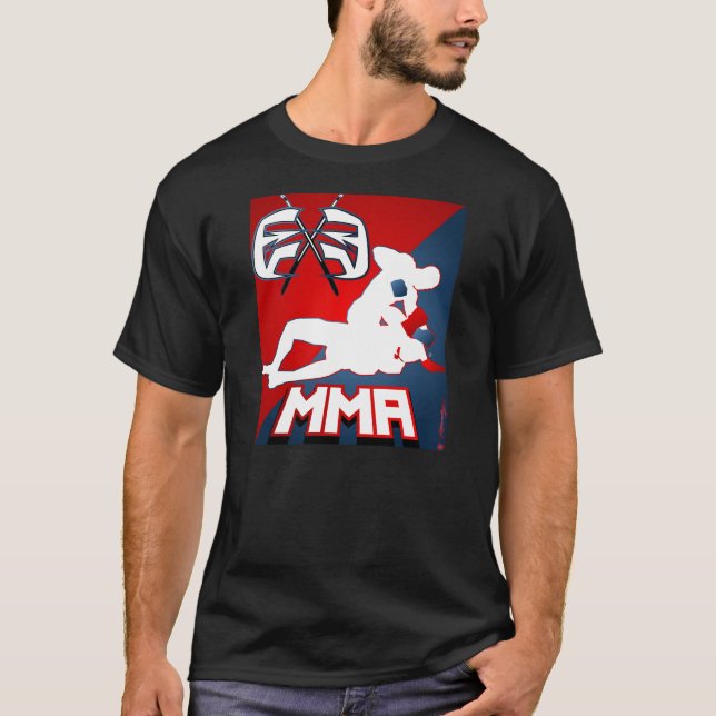 T-shirt MIXED MARTIAL ART d'EXE - drapeau de combat (Devant)