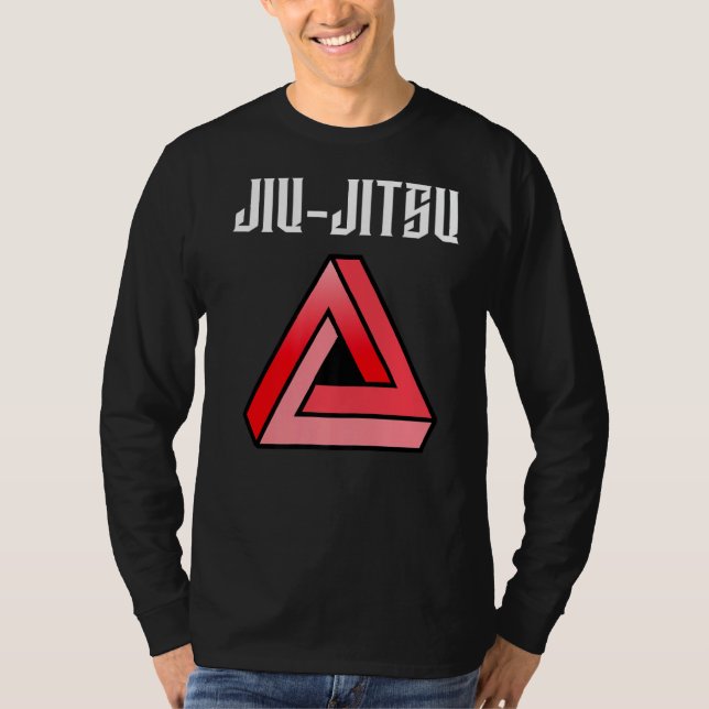 T-shirt Mixed martial art du triangle Jiu Jitsu Bjj Muay M (Devant)