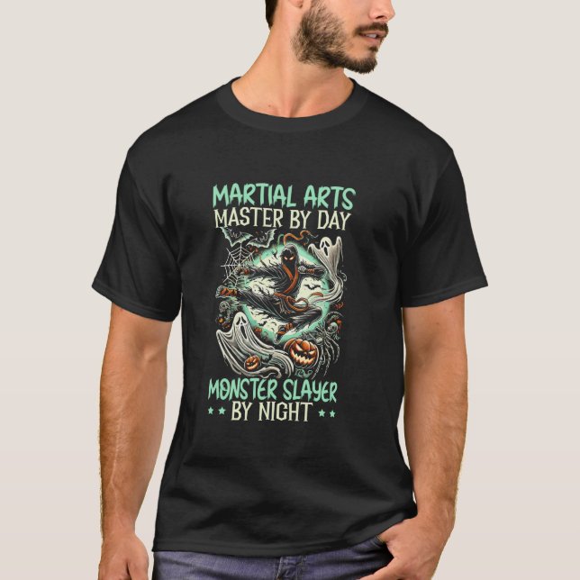 T-shirt MIXED MARTIAL ART Halloween Arts Martiaux Artiste  (Devant)