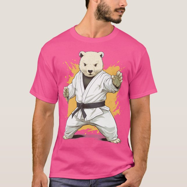 T-shirt Mixed martial art Wombat Karate (Devant)