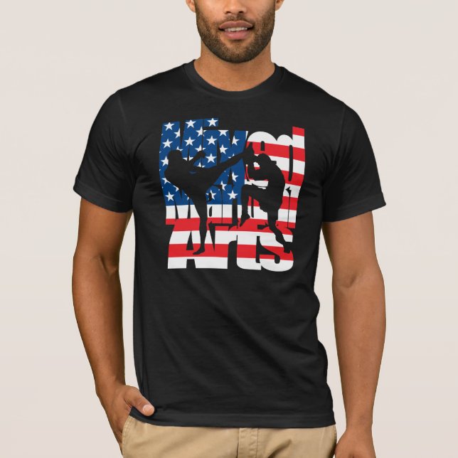 T-shirt Mixed martial arts us (Devant)