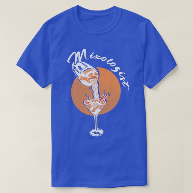 T-shirt Mixologist Barkeeper Bartender Gift 2 (Design devant)